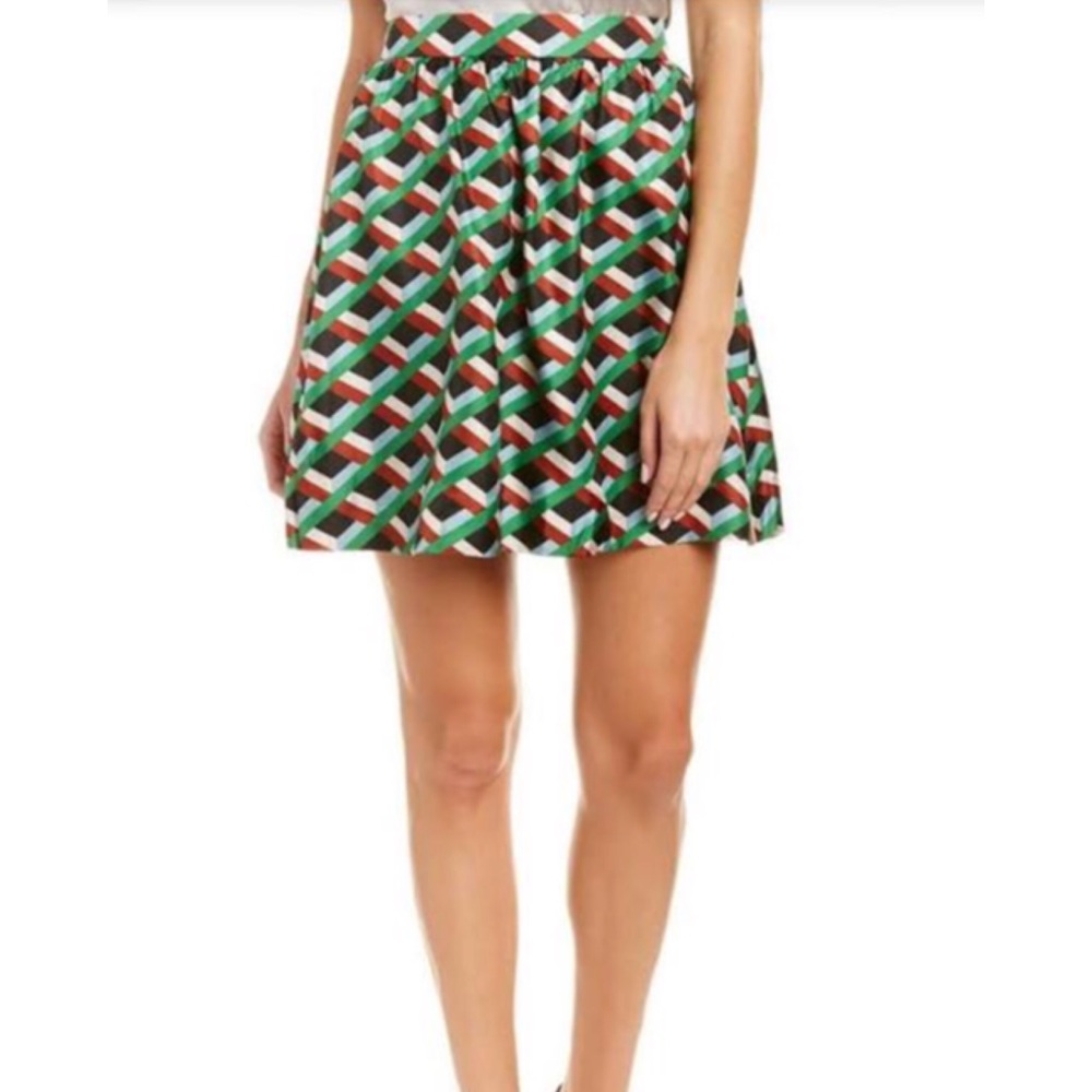 J. CREW | Diamond Print Skirt